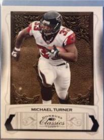 Michael Turner #6 Football Cards 2009 Panini Donruss Classics