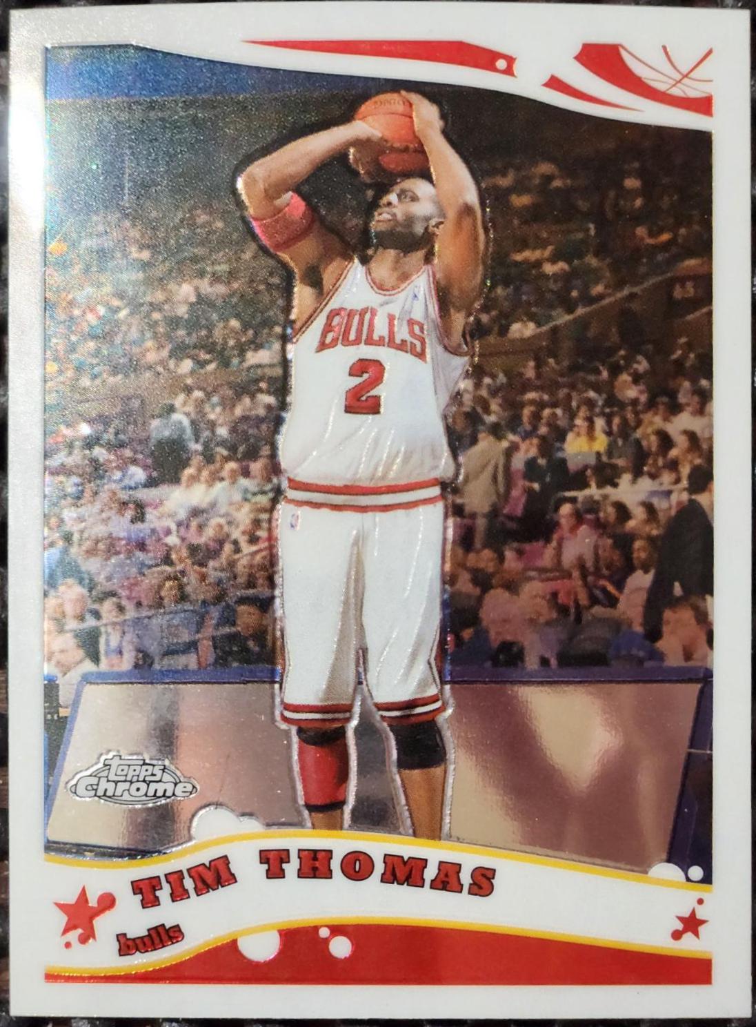 Tim Thomas #160 2005-06 Topps Chrome Basketball