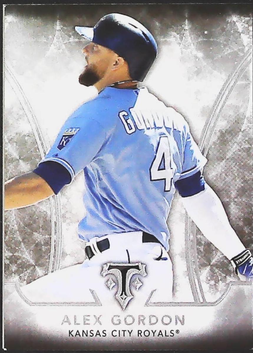 Alex Gordon #85 2015 Topps Triple Threads Baseball