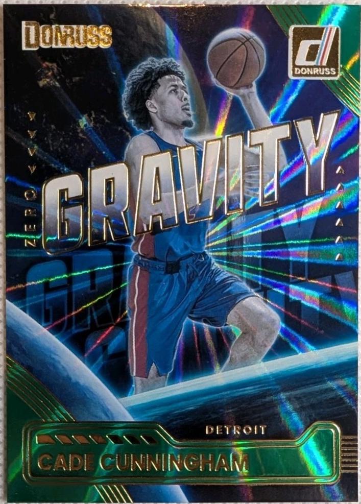 Cade Cunningham [Holo Green Laser] #14 Prices | 2025 Panini