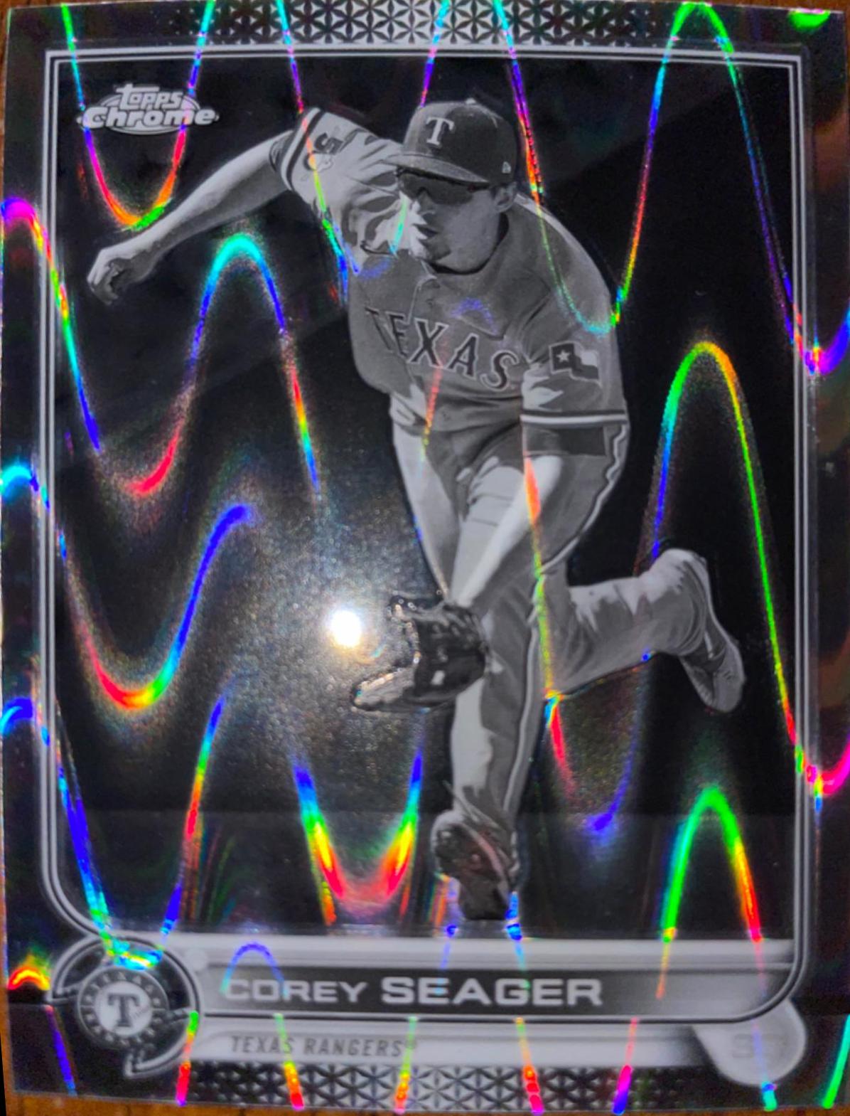Corey Seager #101 2022 Topps Chrome Sonic Baseball