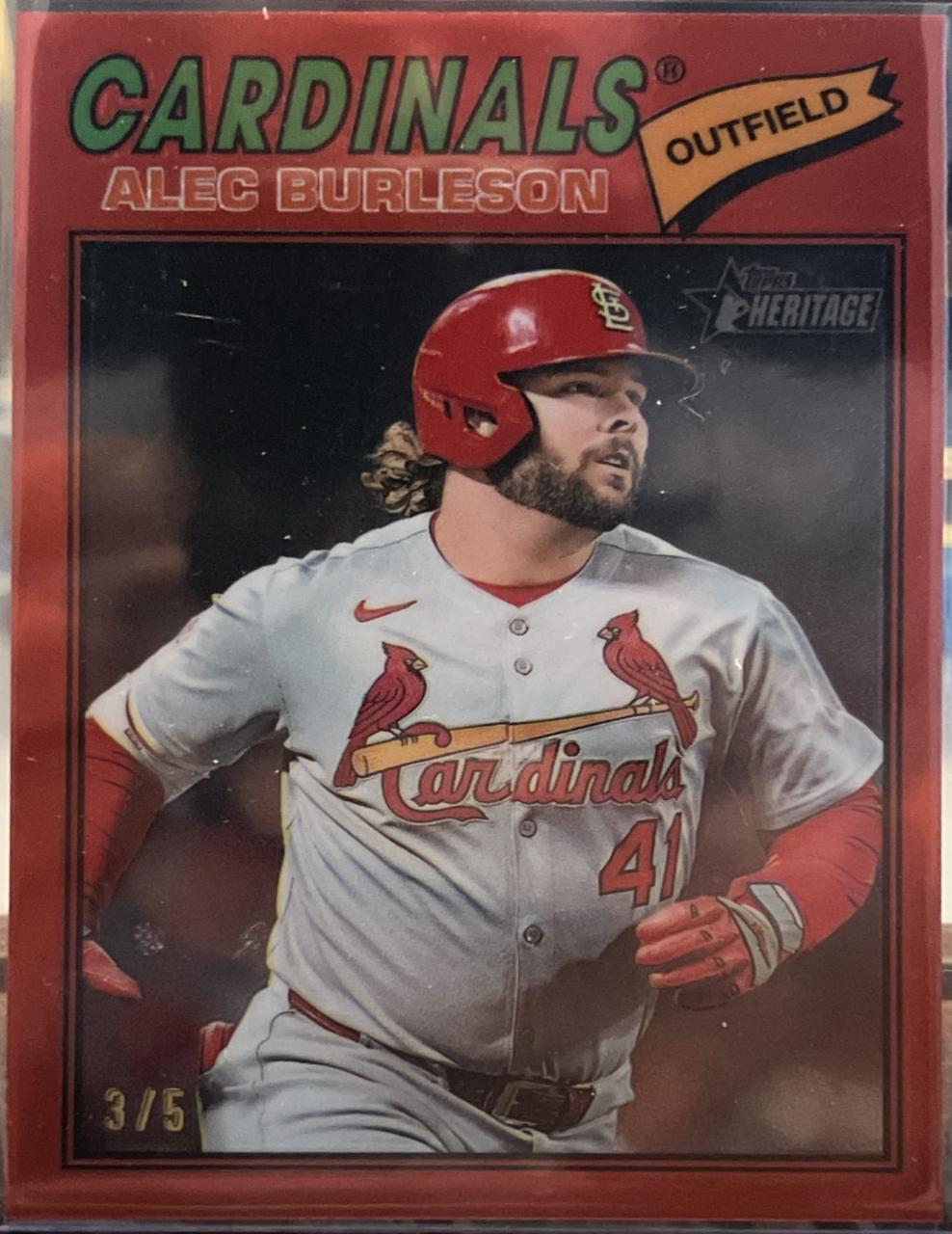 Alec Burleson [Red Bordered Chrome] #165