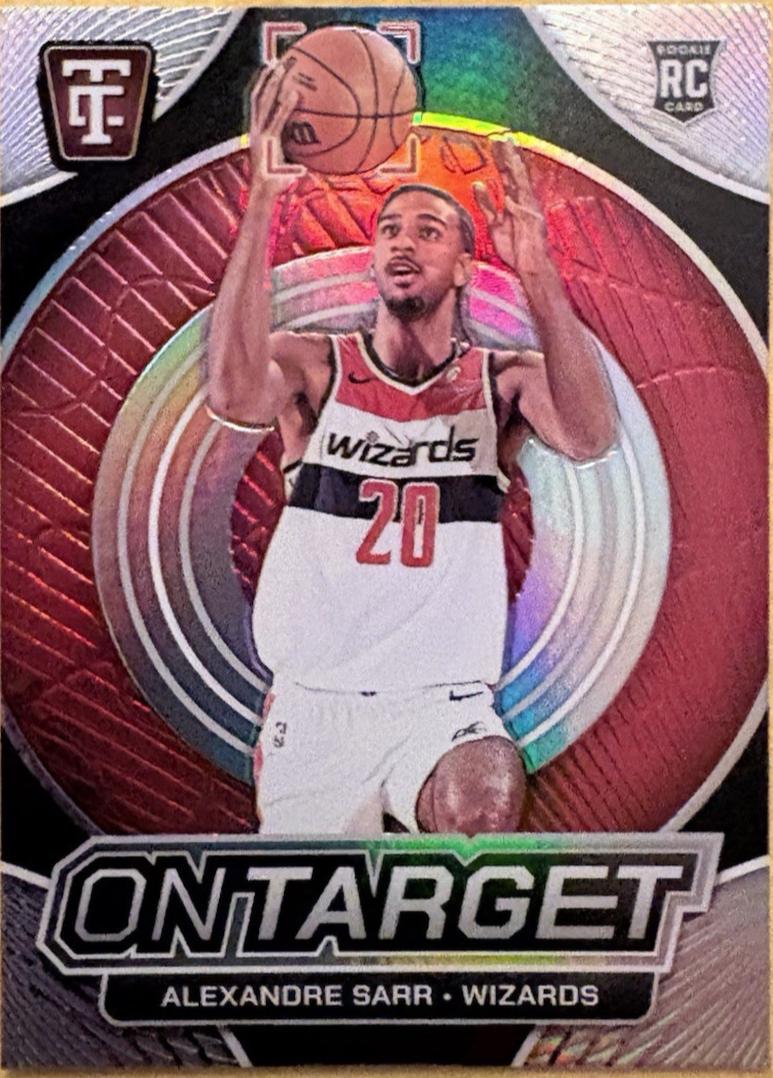 Alexandre Sarr #4 Basketball Cards 2024 Panini Totally Certified On Target