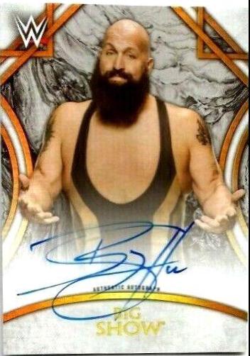 Big Show #A-BS Wrestling Cards 2018 Topps Legends of WWE Autographs