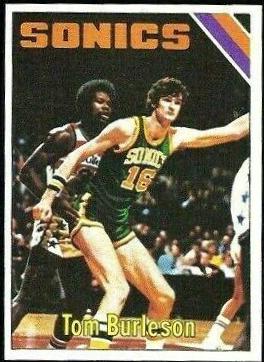 Tom Burleson #24 Basketball Cards 1975 Topps