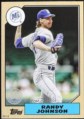 Randy Johnson [5x7 Gold] #T87-44