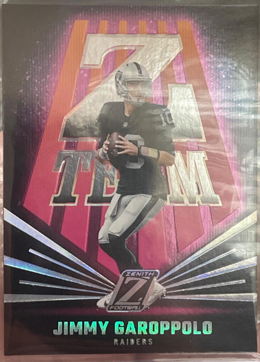 Jimmy Garoppolo #6 Football Cards 2023 Panini Zenith Z-Team