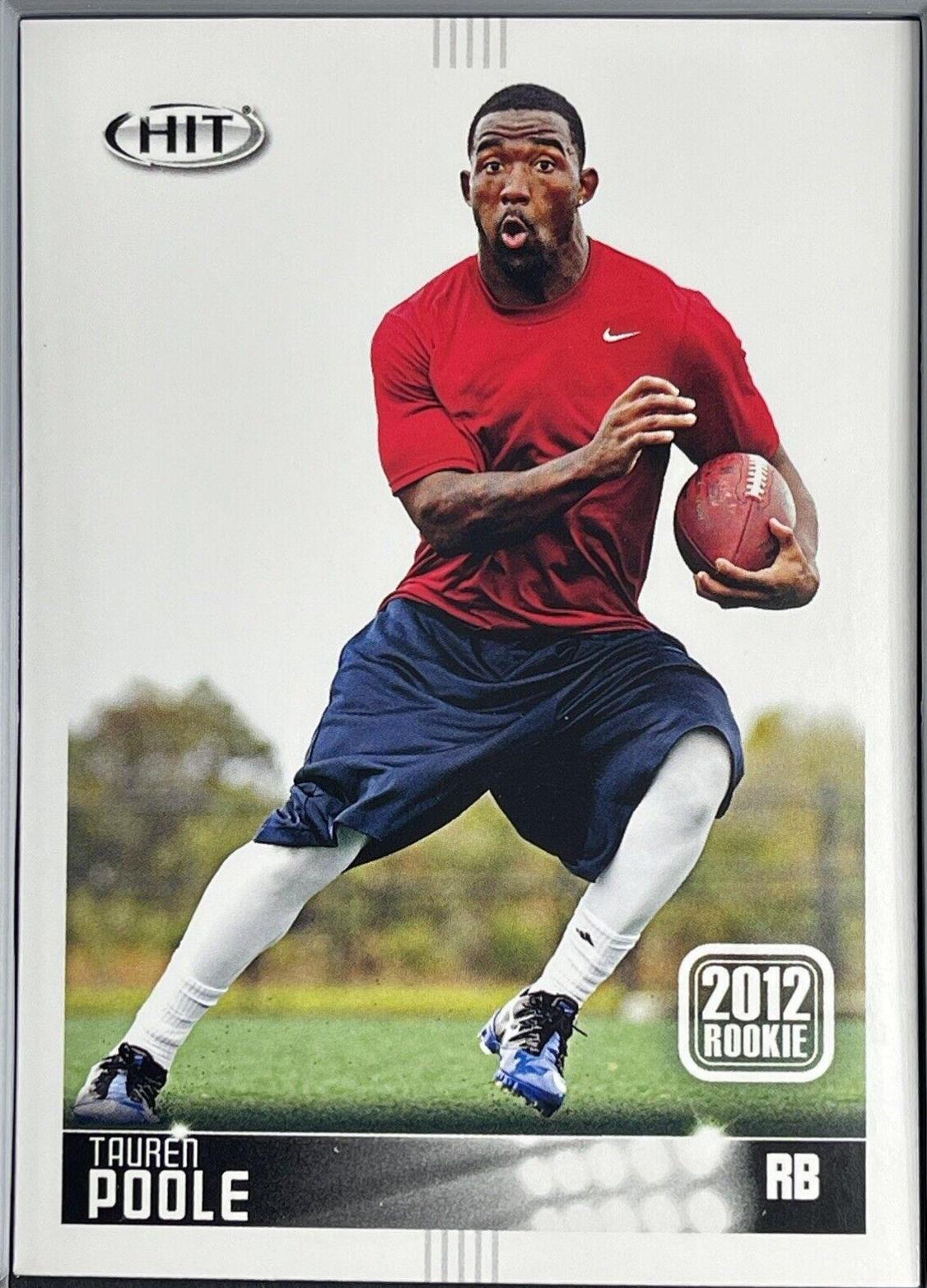Tauren Poole #139 Football Cards 2012 Sage Hit