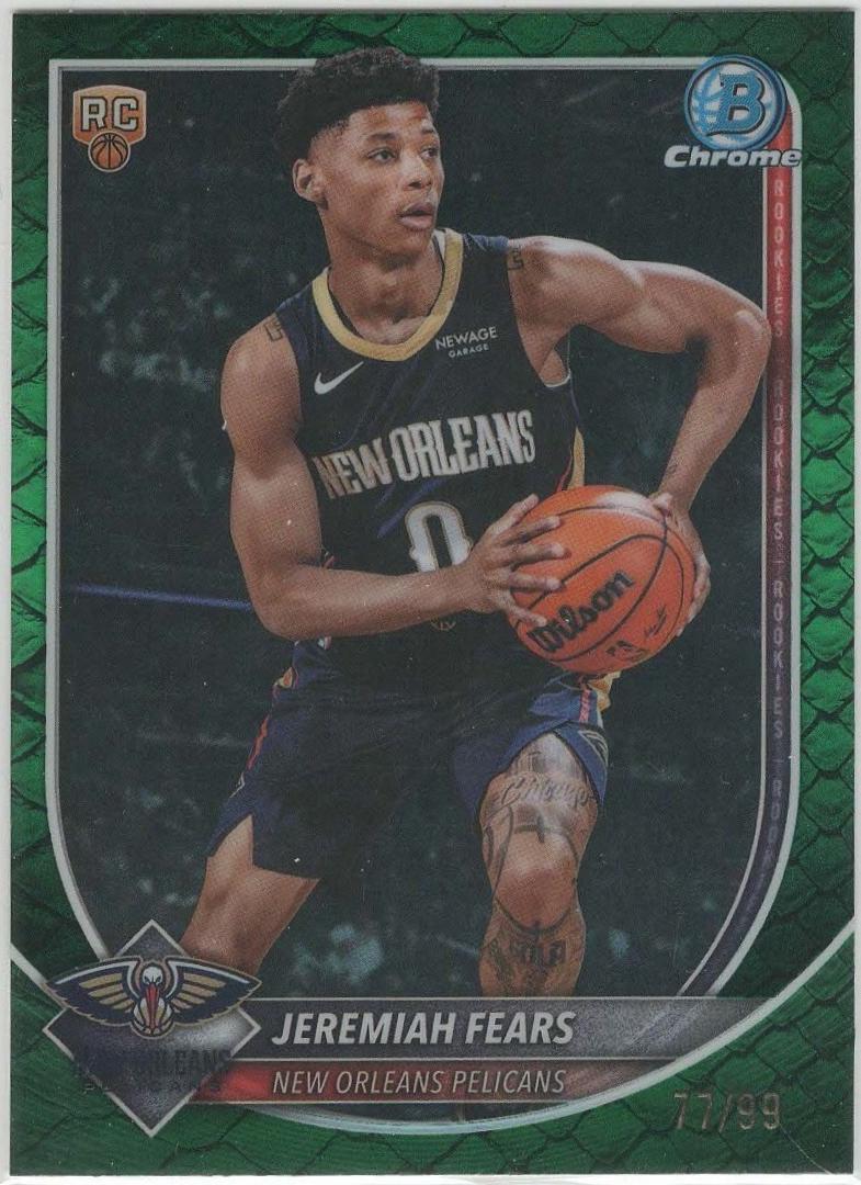Jeremiah Fears [Reptilian Green Refractor] #BCV-7