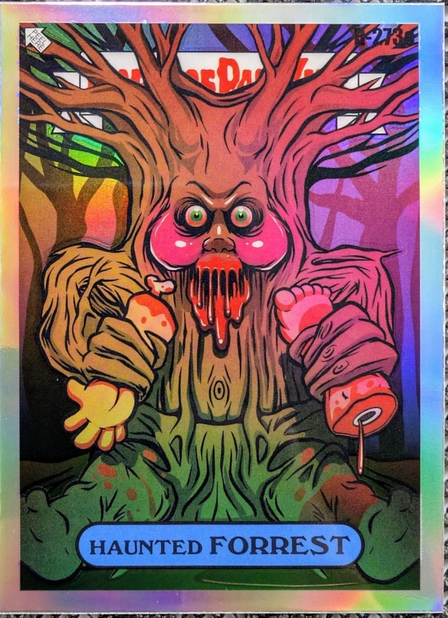 Haunted Forrest #R-273a 2024 Garbage Pail Kids Chrome Art by Rory