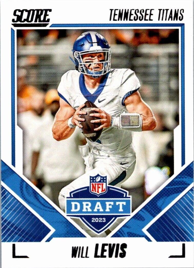 Will Levis #5 Football Cards 2023 Panini Score NFL Draft