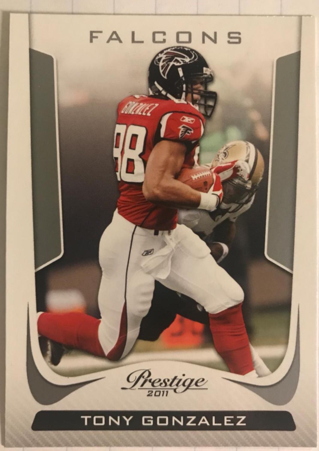 Tony Gonzalez #11 Football Cards 2011 Panini Prestige