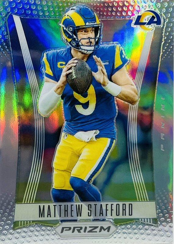 Matthew Stafford #PF-7 Football Cards 2023 Panini Prizm Flashback