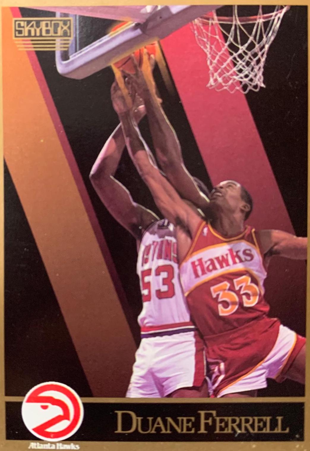Duane Ferrell #2 Basketball Cards 1990 Skybox
