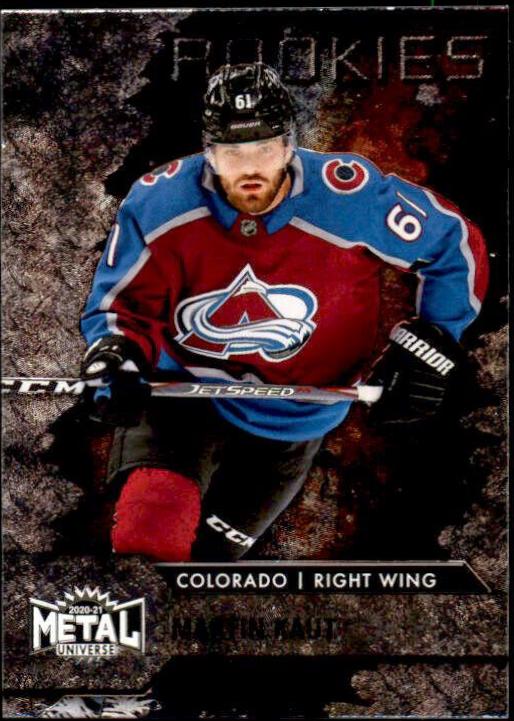 Martin Kaut #129 Hockey Cards 2020 Skybox Metal Universe