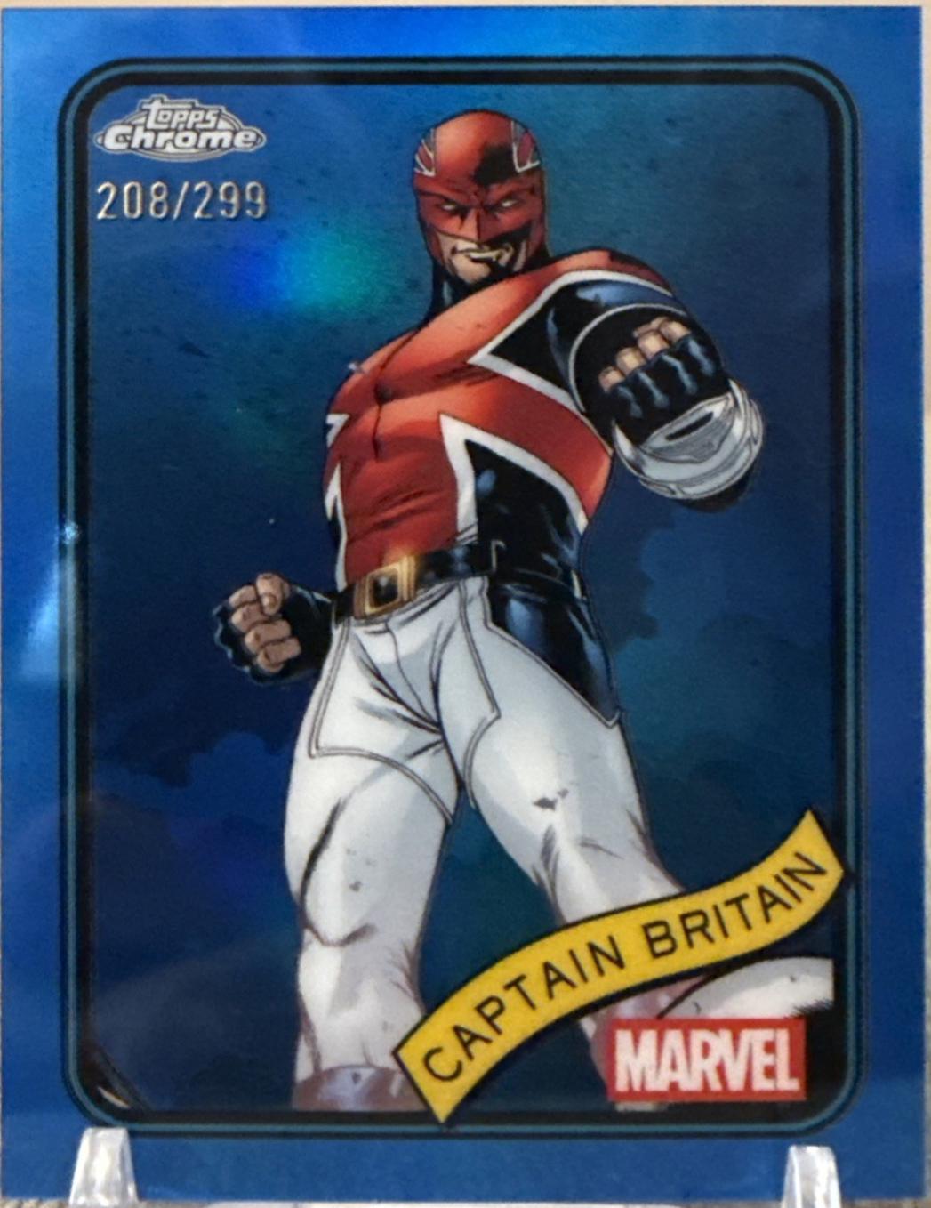 Captain Britain Blue Refractor