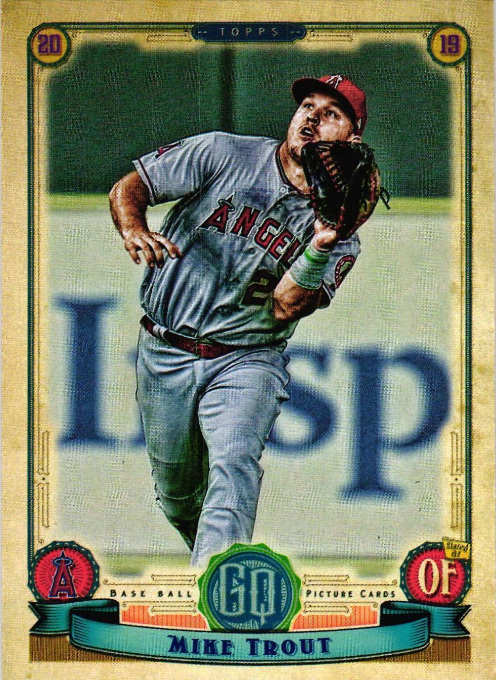 Mike Trout #1 Baseball Cards 2019 Topps Gypsy Queen