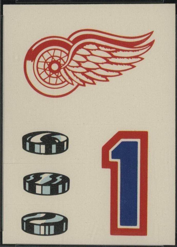 Detroit Red Wings #15 Hockey Cards 1985 Topps Stickers