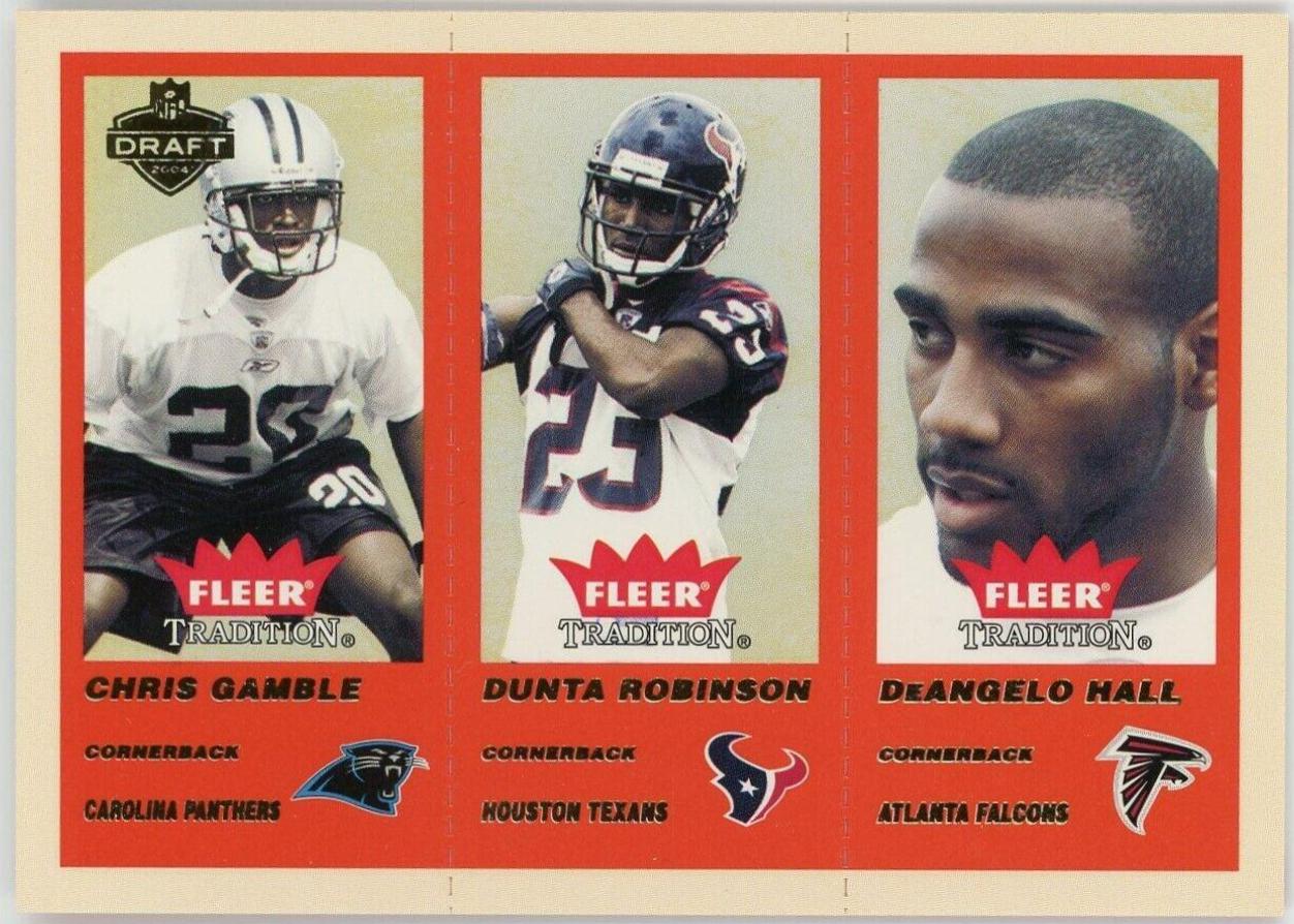 Chris Gamble, Dunta Robinson, DeAngelo Hall [Draft Day] #355