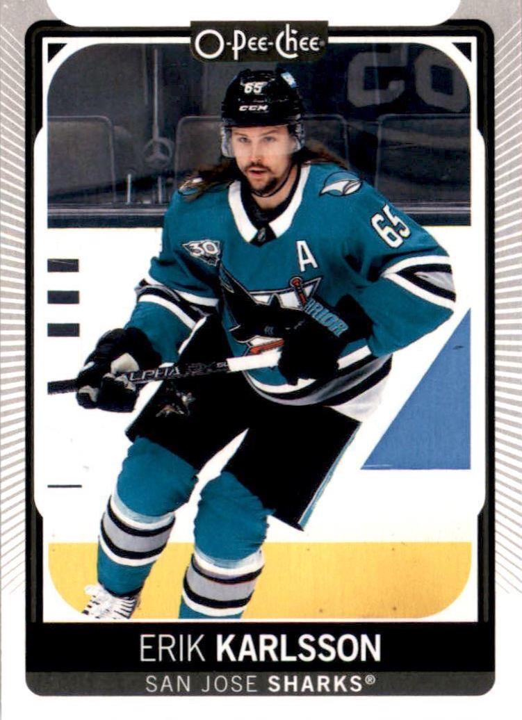 Erik Karlsson #11 Hockey Cards 2021 O Pee Chee