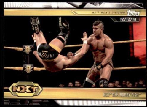 EC3 def. Bobby Fish #67 Wrestling Cards 2019 Topps WWE NXT