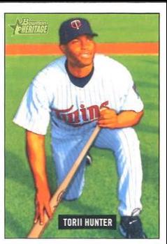 Tori Hunter #149 Baseball Cards 2005 Bowman Heritage