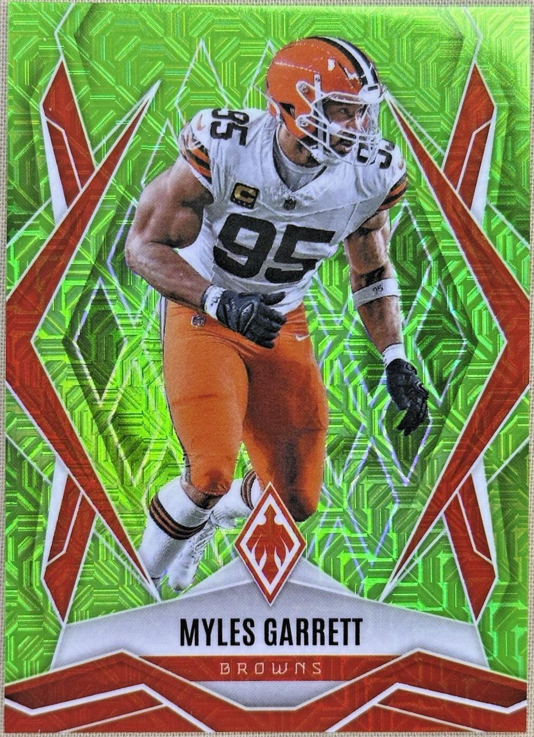 Myles Garrett [Lime Green Mojo] #73 Prices | 2025 Panini Phoenix