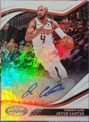 Jevon Carter #CS-JCT Basketball Cards 2020 Panini Certified Signatures