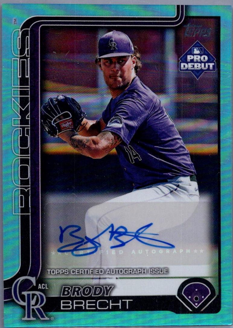 Brody Brecht [Aqua Foil] #PD-93