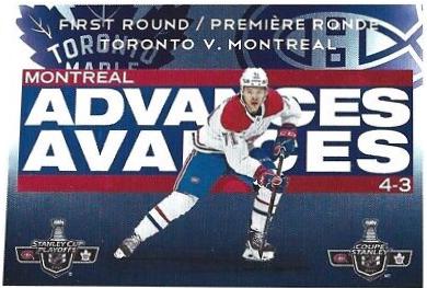 Playoffs Round 1 #3 Hockey Cards 2021 Topps NHL Sticker