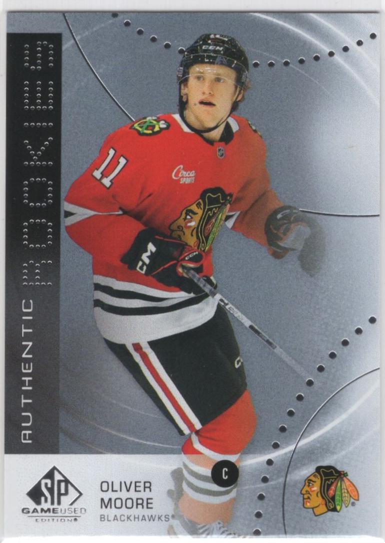 Oliver Moore #AR-OM 2025-26 SP Game Used Hockey Authentic Rookies