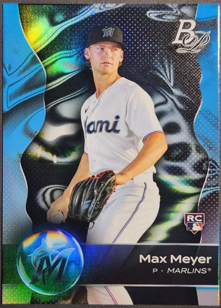 Max Meyer #14 Baseball Cards 2023 Bowman Platinum