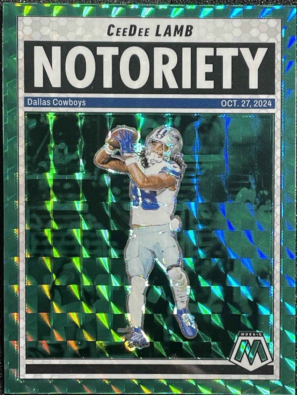 CeeDee Lamb [Mosaic Green] #8 Prices | 2025 Panini Mosaic