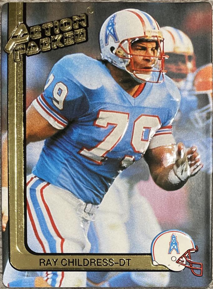 Ray Childress #91 1991 Action Packed Football