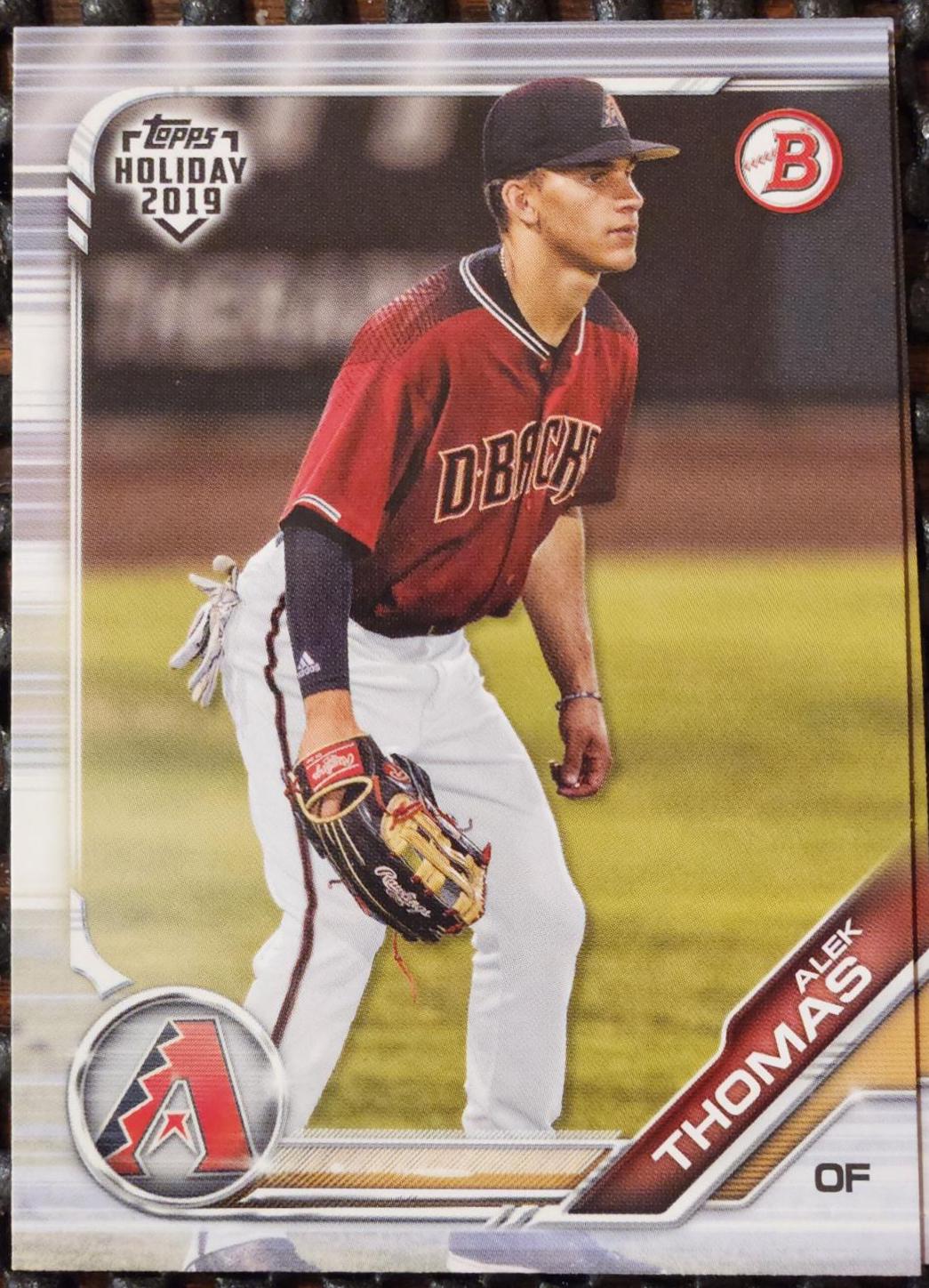 Alek Thomas #TH-AT Baseball Cards 2019 Topps Holiday Bowman