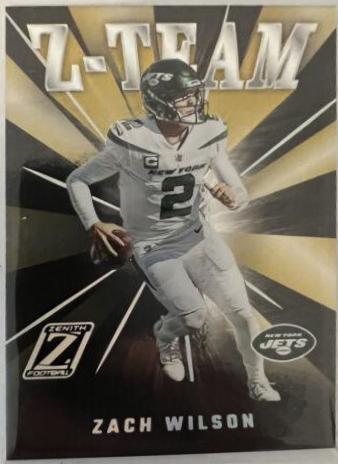 Zach Wilson #ZT-14 Football Cards 2022 Panini Zenith Z Team