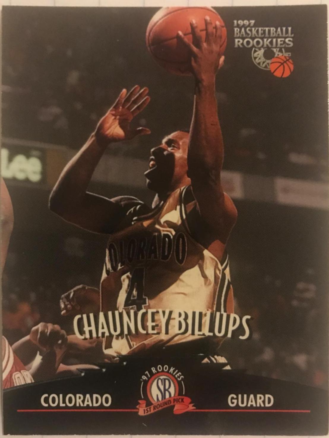 Chauncey Billups #45 Basketball Cards 1997 Score Board Rookies
