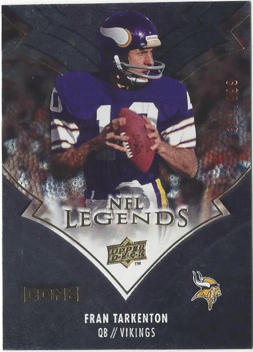 Fran Tarkenton #LEG9 2008 Upper Deck Icons NFL Legends