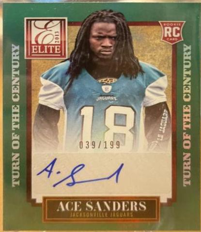 Ace Sanders [Turn of the Century Autograph] #103
