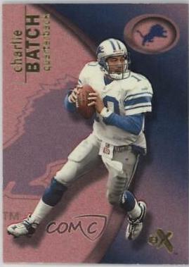 Charlie Batch #58 2001 Fleer E X Football