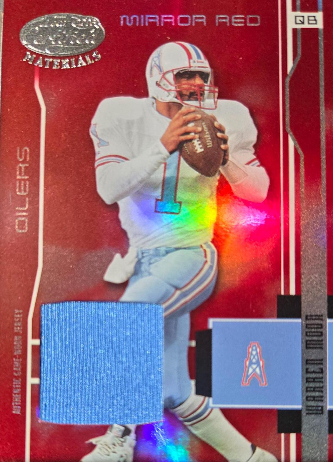 Warren Moon #147 2003 Leaf Certified Materials Football