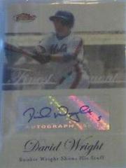 David Wright #1 Baseball Cards 2007 Finest Prices