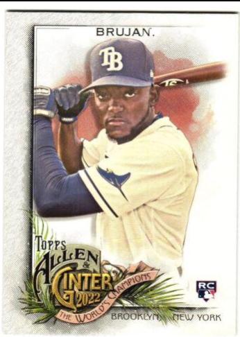 Vidal Brujan #177 Baseball Cards 2022 Topps Allen & Ginter