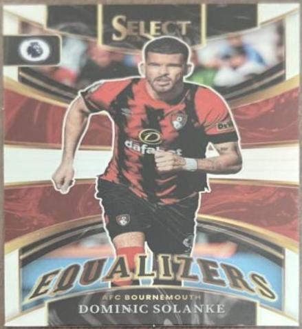Dominic Solanke #5 Soccer Cards 2022 Panini Select Premier League Equalizers