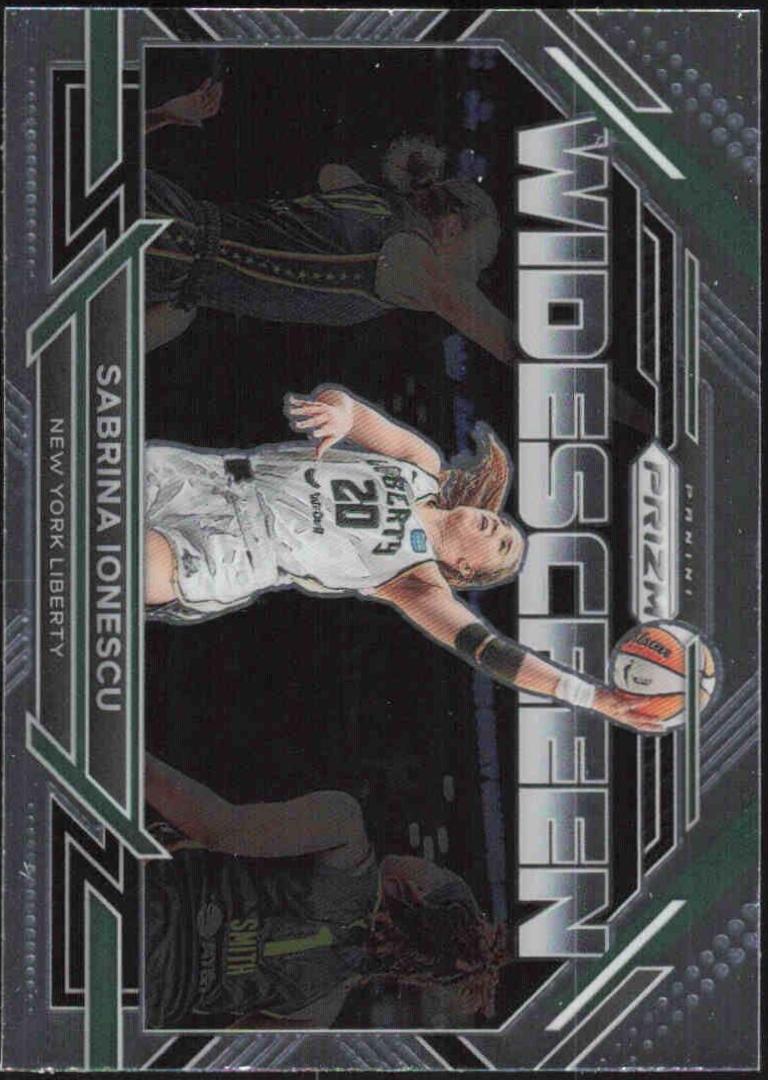 Sabrina Ionescu #2 Basketball Cards 2023 Panini Prizm WNBA Widescreen