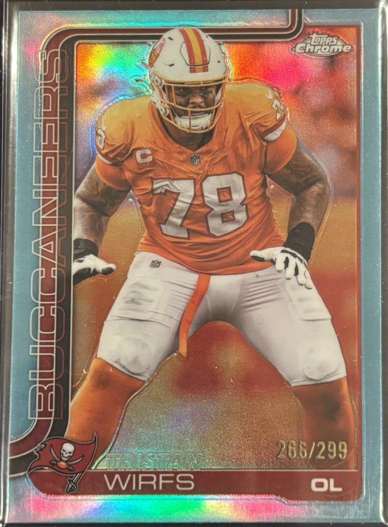 Tristan Wirfs [Teal Refractor] #287