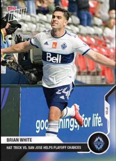 Brian White #158 Soccer Cards 2021 Topps Now MLS