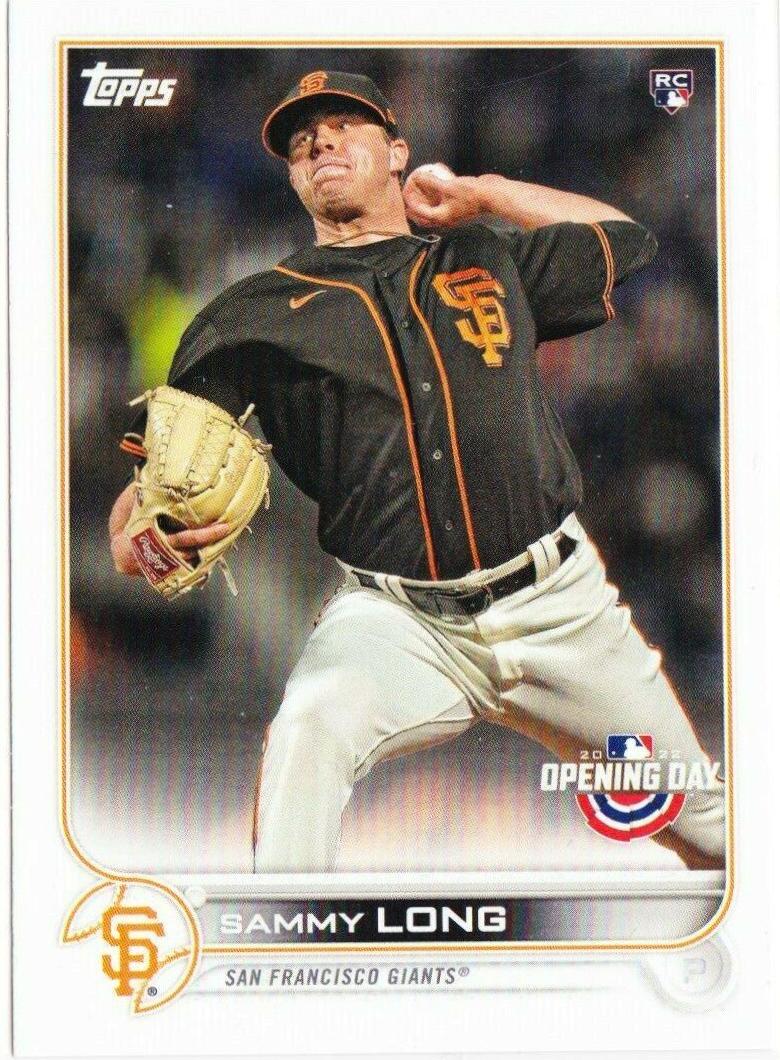Sammy Long #156 Baseball Cards 2022 Topps Opening Day