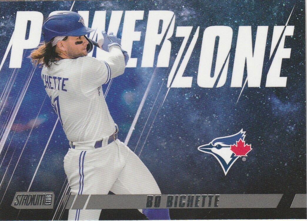Bo Bichette #PZ-11 Baseball Cards 2022 Stadium Club Power Zone