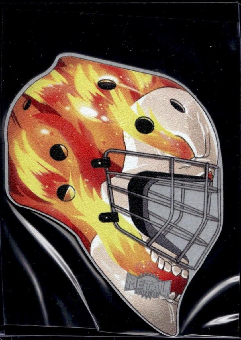Calgary Flames #MH-4 Hockey Cards 2024 SkyBox Metal Universe Metalheads